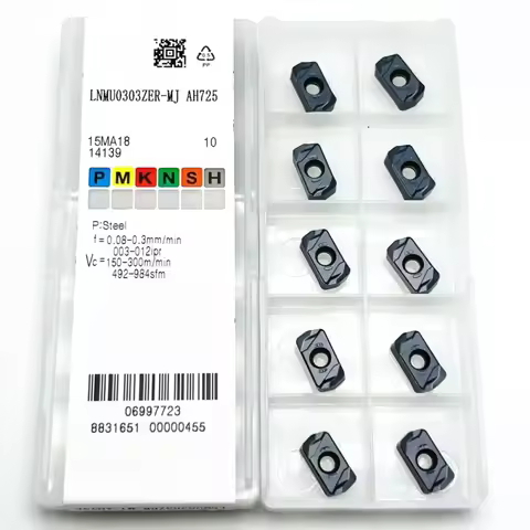 LNMU0303ZER MJ High-Quality Carbide Tool Double-Sided Fast Feed Cutting Insert CNC Lathe Tool Suitab