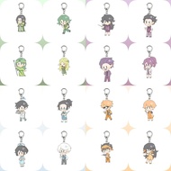 MBTI keychain with 16 personality groups INFP ENFP INTJ INFJ decorative Acrylic plastic model cute b