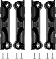 Aifeier ET 4PCS CPU Fan Retainer Bracket, Black Plastic CPU Motherboard Bracket Clip CPU Fan Support