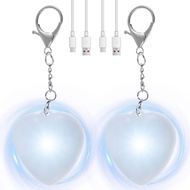 2Pcs Purse Light Handbag Light, Light Up Purse Glow Heart Light, Mini Purse Lamp, LED Automatic Sens