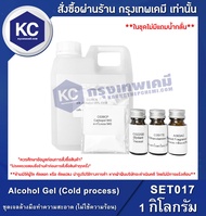 Alcohol Gel (Cold process) : ชุดเจลล้างมือทำความสะอาด (ไม่ใช้ความร้อน) (SET017)