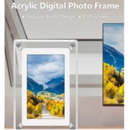 5 inch acrylic digital photo frame 1500mAh battery IPS screen electronic photo album 4G memoryHT99 C