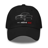 [ada stok] Topi Ayah Vintage Chevy 454 SS 1990, Topi Boleh Laras untuk Trak Pickup 1500