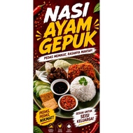 Bunting Ayam Gepuk Printing