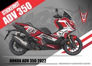 Hugsticker สติ๊กเกอร์ติดรถ สติ๊กเกอร์ ADV 350 ลาย Repsol