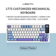 LangTu LT75 Wireless Mechanical Keyboard 75% GASKET RGB 1.14-Inch Custom Screen Hot Swappable Custom