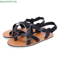 Big Size 37-46 Good Soft Men's Leather Gladiator Sandal Shoes Outdoor Beach Waterproof