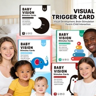 Baby Educational Toys Montessori Flash Card Baby 0-36 months Black White Visual Stimulus Card