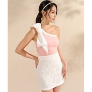 HVV Giulia Bow Top - Pink