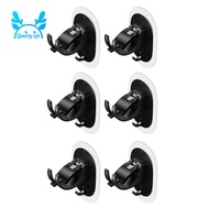 6PCS No Drill Curtain Rod Brackets Self Adhesive Curtain Rod Hooks  Free Adjustable