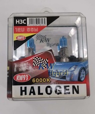 Kw H3c 6000k halogen bulb mentol putih
