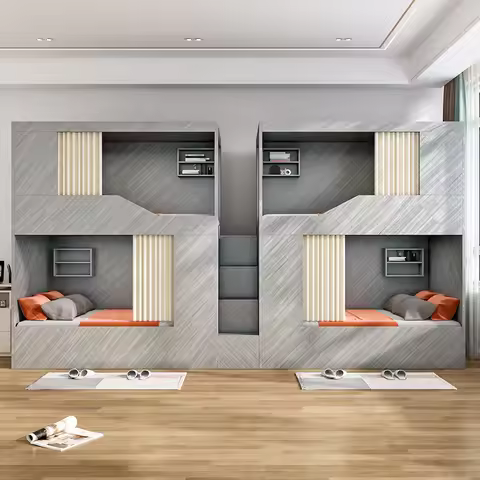 E-sports Internet cafe Space Capsule Hotel School Unit Bed High and Low Mother and Child Bed Youth H