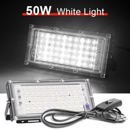 OU BANG Đèn Pha LED AC 220V 50W 100W Đèn Pha RGB/Trắng Mát Chống Nước IP65 Đèn Pha LED Ngoài Trời Đè