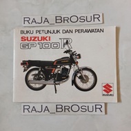 SUZUKI Manual Book GP100/GP100R/GP 100R 2-Stroke 1981SUZUKI