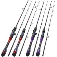 Sougayilang Fishing Rod  Spinning/Casting Lure Rod Carbon Fiber Construction 12 LB Rod