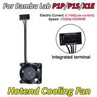 Upgrade X1/X1C P1P/P1S For Bambu Lab Metal Hotend With Cooling Fan 0.2/0.4/0.6/0.8mm Hardened Brass
