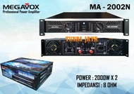 POWER AMPLI MEGAVOX MA2002 POWER MEGAVOX MA 2002 GARANSI RESMI