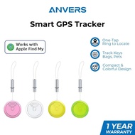Anvers Bluetooth Smart Tag Anti Lost Finder Tracker | IP65 Waterproof GPS Locator Works with Apple F