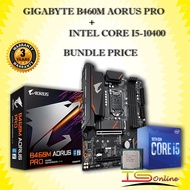 Intel Core I5-10400 / I5-11400 / I5-12400 PROCESSOR + Gigabyte B560M Aorus Elite + H510M S2