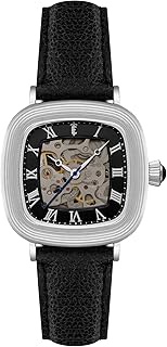 Men's 38mm Heritage Chester Skeleton Automatic Watch with Leather Strap ES-8311