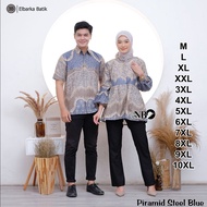 KEMEJA KATUN Jumbo Couple Batik Tops for Men and Women - Short Sleeve Shirts - Balloon Blouses for N