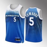 Anthony Edwards 2023-24 Minnesota Blue #5 City Edition Jersey Swingman