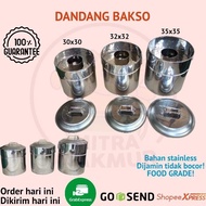 Dandang Bakso 28-30-32-35 Cm / Stainless Meatball Pan / Cooking Pan Stock