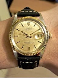 勞力士 Rolex Datejust 1601 香檳金布紋面