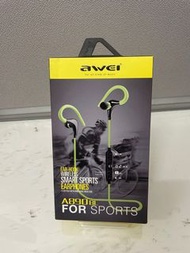 Awei wireless bluetooth earphones / microphone 運動藍牙耳機