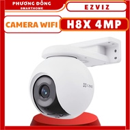 EZVIZ H8X 4MP OUTDOOR WIFI CAMERA - 360 Degree Rotation, Night Color, Two-Way Talk, Mode, Patrol, Hu