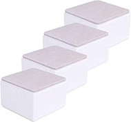 Ezprotekt Lift Furniture Risers Solid Steel Bed Risers,Adds 2" Height to Heavy Furniture or Beds Sel