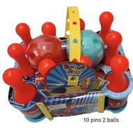 Kids Toys Mainan Bowling Indoor Game Bola Kanak-kanak Boling Set