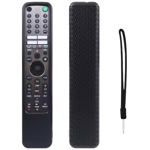 For So-ny RMT-TX500/520U/600U/621U Remotes NonSlip Texture Shell Soft Silicone Case With Lanyard Hou