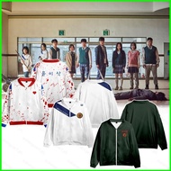 YB1 All of Us Are Dead Men and Women Baseball Jacket Tracksuit Casual Fashion Oversized Sweatshirts 