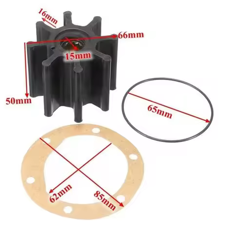 Water Pump Impeller Kit For Volvo Penta 3841697 801277 825941 875593 877061 D4-225 260 300 Diesel En