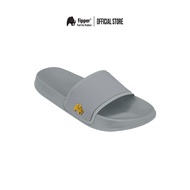 Fipper Siri Slip On Sandal Grey (Iron) / Gold - Fipper Slip On Series Sandal Grey (Iron) / Gold
