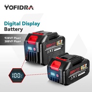 30000mAh 22500mAh Li-lon Battery 388VF Plus 928VF Plus Lithium Battery Rechargeable With LED Display For Makita 18V Power Tool