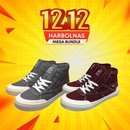 [MEGA BUNDLE] Patrobas Equip High Charcoal & Equip High Maroon