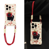 BOSDON Applicable Apple 17promax Phone Case Redmi K80 Soft mate60 Huawei nova14pro Lanyard oppoA92S 