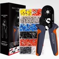 Wire Ferrule Crimping Tool,Hexagonal Ferrule Crimp Tool HSC8 6-6 Self-adjustable Ratcheting Crimper 