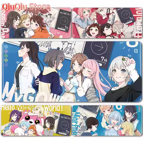 Bang Dream It's MyGO XXL Large Gaming Mouse Pad Non-slip Office Keyboard Mats Desk Mat Mousepad