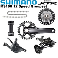 【In Spot】-Shimano XTR M9100 Groupset 12 Speed MTB Mountain Bicycle Shifter Rear Derailleur Cran