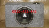 美製 JL AUDIO 被動式 12吋重低音喇叭含音箱+punch擴大機