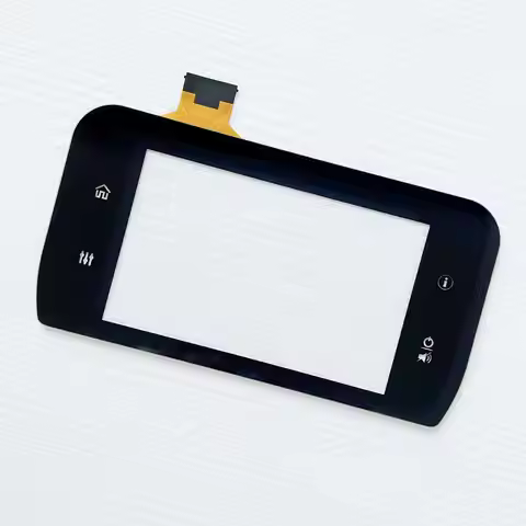 6.5 Inch 50 Pins Glass Touch Screen Panel Digitizer Lens For Harley Davidson Motorcycle Model：BBXGTS