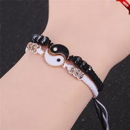 Best Friend Bracelets for 2 Matching Yin Yang Adjustable Cord Bracelet for Bff Friendship Relationsh