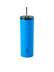 TORA แก้วน้ำเก็บความเย็น แก้วเก็บอุณหภูมิ 591ml แก้วสแตนเลส มีฝาปิด พกพาง่าย