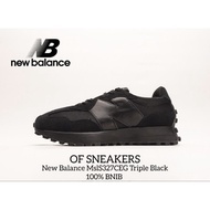 New Balance 327 triple black shoes