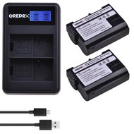 2Pcs 2000mAh EN-EL15A EN EL15 EN EL15A Baery   LCD Dual Charger for Nikon  D850 D7000 D600 D810 D750 D610 D7500 D7200 MH