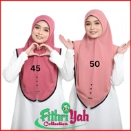 Tudung sarung janna heavy chiffon bidang 50 bawal janna piping chiffon bawal sarung 45 tudung bawal 