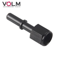 AN6 8 female to 5/16" 3/8" Quick Disconnect push hardline Fitting Rail Line Adapter Aluminum